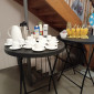 Empfang Cocktail und Kaffee