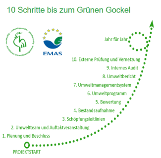 10 Schritte zum Grünen Gockel